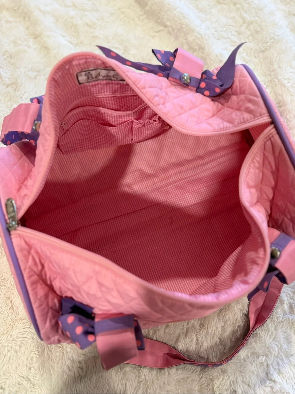 Girls Pink and Purple Ballet / Dance / Overnight Bag